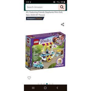 NIB LEGO FRIENDS ICE CREAM CART